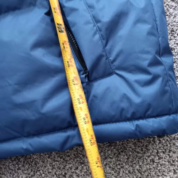 Athletech Men's Large Navy And Black Puffer Down Jacket Large Insulated Fleece - Picture 5 of 6